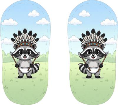 Печать для пинеток на фетре "Дизайн - 16-3"