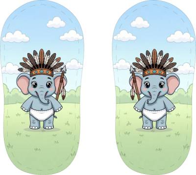 Печать для пинеток на фетре "Дизайн - 16-4"