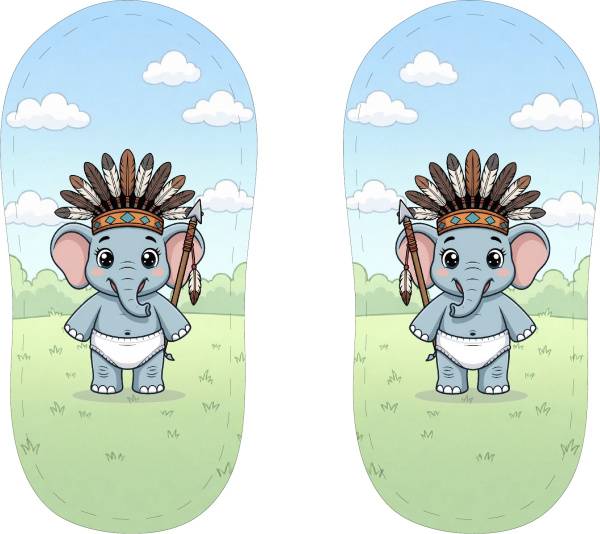 Печать для пинеток на фетре "Дизайн - 16-4"