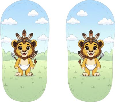 Печать для пинеток на фетре "Дизайн - 16-5"