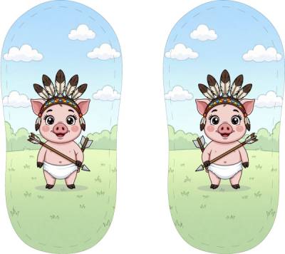 Печать для пинеток на фетре "Дизайн - 16-6"