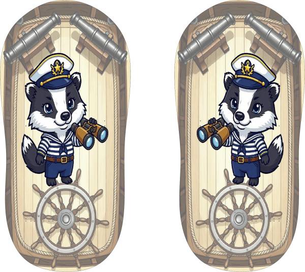 Печать для пинеток на фетре "Дизайн - 2608-2"