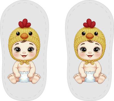 Печать для пинеток на фетре "Дизайн - 11-7"