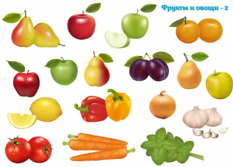 Фрукты один много картинки для детей