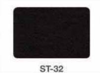 Корейский 1.5 мм мягкий полиэстеровый фетр, цвет ST-32 (черный)