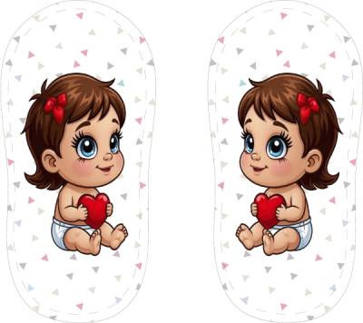 Печать для пинеток на фетре "Дизайн - 2605-4"